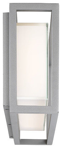 Modern Forms Framed 20" LED Outdoor Wall Light, Graphite