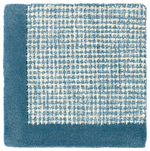 Surya Siena SNA-2306 4'x6' Rug, Bright Blue/Sky Blue/Cream
