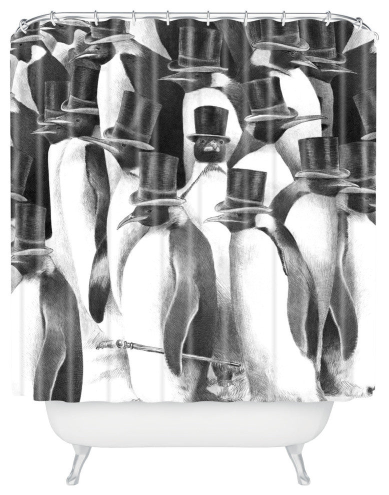 Eric Fan A Gathering Of Gentlemen Shower Curtain