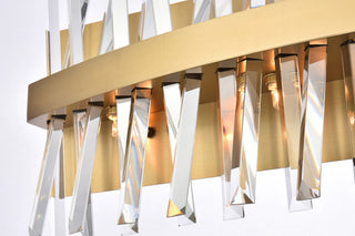 Modern Satin Gold 8-Light Bath Sconces