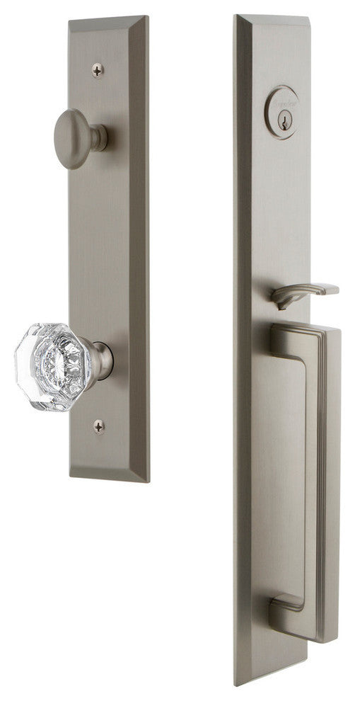 Fifth Avenue 1-Piece Dummy Handleset, D Grip and Chambord Knob, 849407