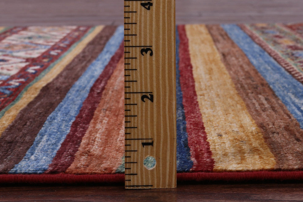Khorjin Super Kazak Hand Knotted Wool Rug 3' 3" X 4' 10" - Q12321