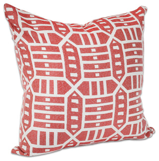 18"x18" Pacifica Accent Throw Pillow by Astella, Roland Red