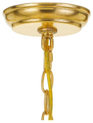 Metro 3-Light Chandelier, Antique Gold