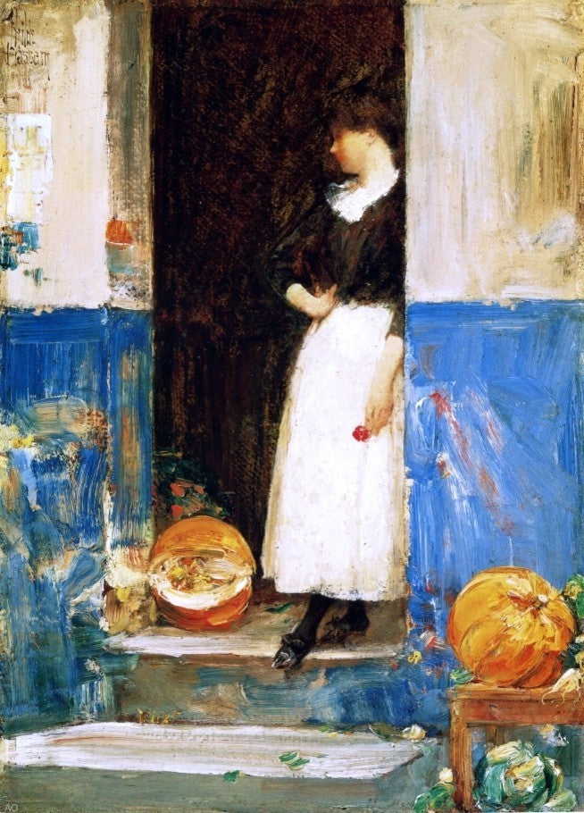 Frederick Childe Hassam La Fruitiere (also known as A Fruit Store) Canvas Wrap