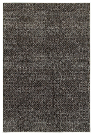 Oriental Weavers Sphinx Atlas 8048Q Solid Color Rug, Black/Gray, 5'3"x7'3"