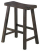 Homelegance Saddleback Stool, Cherry, 24"