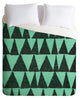 Deny Designs Nick Nelson Analogous Shapes 1 Duvet Cover - Lightweight