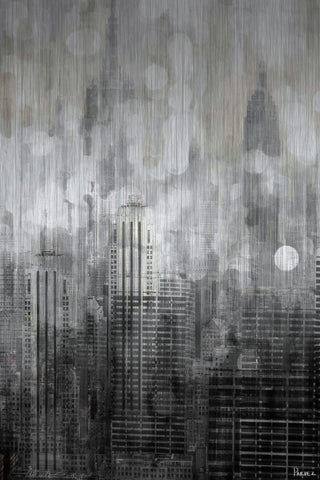 "Empire" UV Ink Print on Brushed  Aluminum, 40"x60"