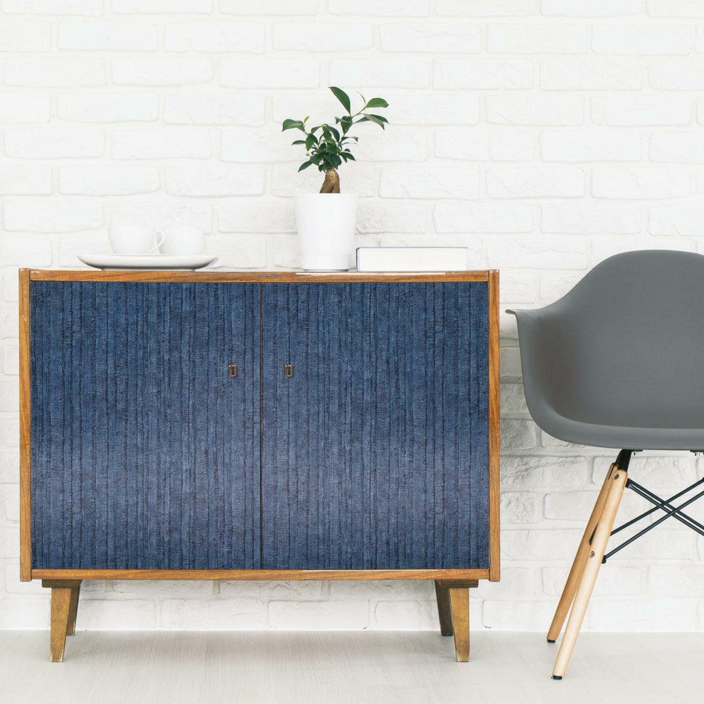 Crackled Stria Texture Peel & Stick Wallpaper