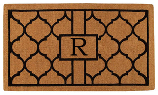 Pantera Monogram Doormat, Extra-Thick 2'x3', Letter R