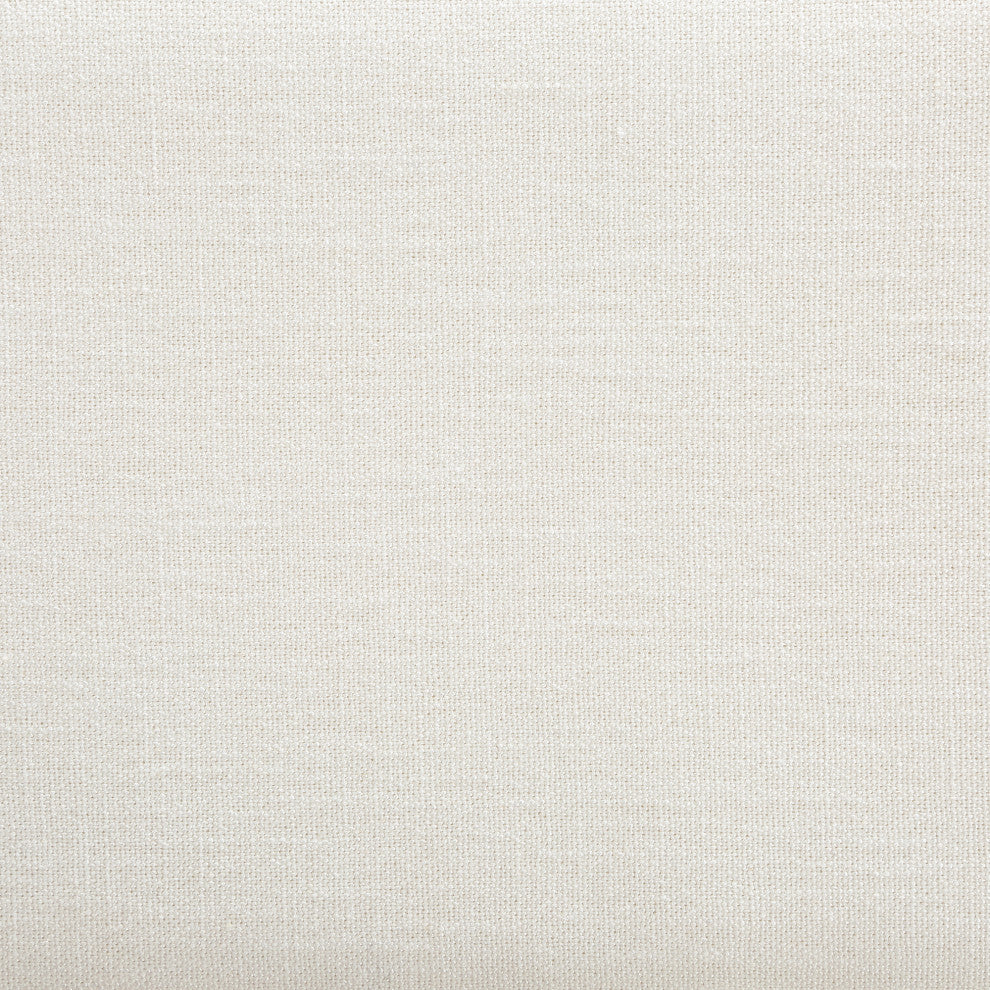 Diana Linen Textured Fabric Upholstered Coffee Table, Natural