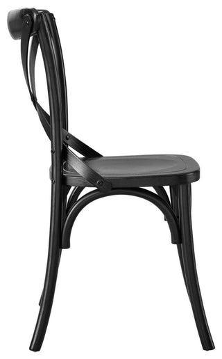 Gear Dining Side Chair, Black
