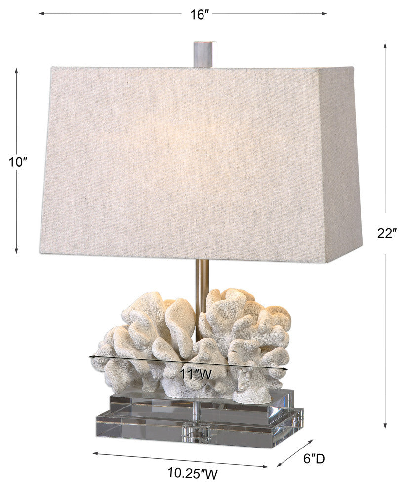 Uttermost Coral Sculpture Table Lamp