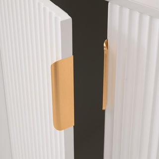 Hanah Freestanding Bathroom Vanity with Quartz Top in White, 48"