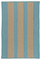 Boat House BT49 Light Blue Indoor/Outdoor Area Rug, Rectangular 7'x9'