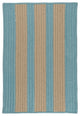 Boat House BT49 Light Blue Indoor/Outdoor Area Rug, Rectangular 7'x9'