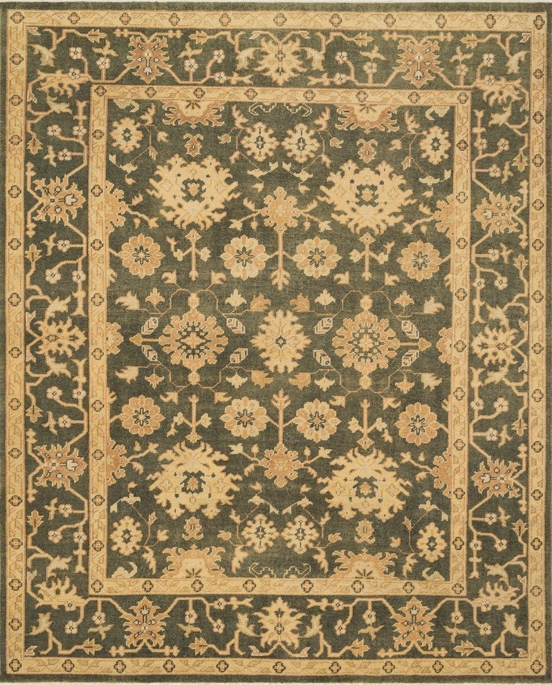 100% Fine Wool Hand Knotted Raven Vernon VN-05 Area Rug by Loloi, 9'6"x13'6"