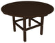 Polywood Kids 38" Dining Table, Mahogany