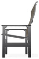 Leeward Sling Outdoor Armchair, Kora/Black
