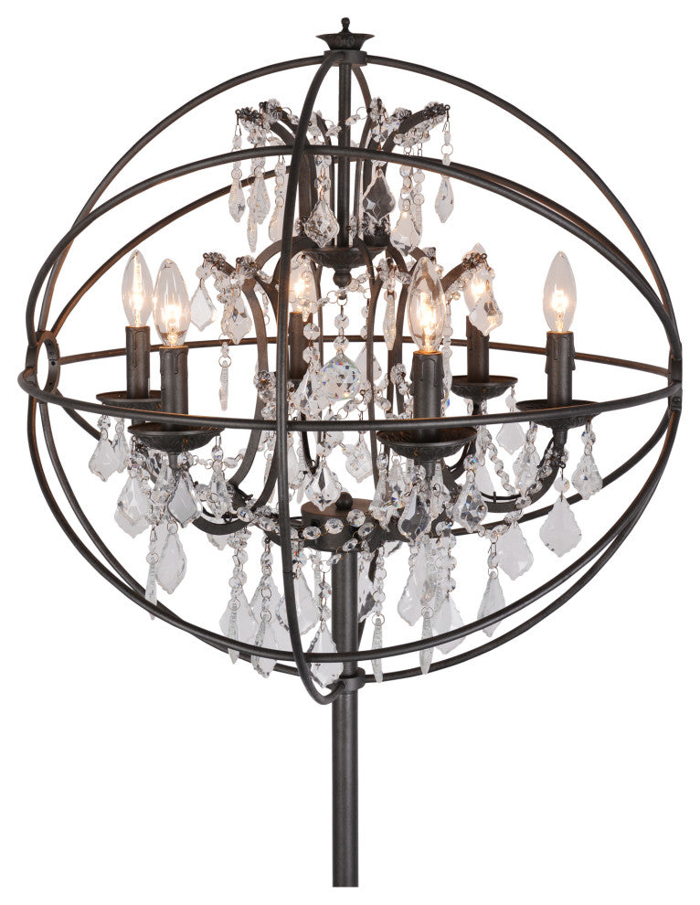 Retro Adelina Floor Lamp - Brown