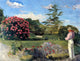 Jean Frederic Bazille The Little Gardener, 21"x28" Wall Decal