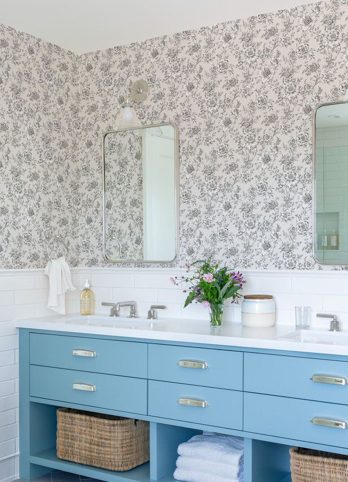 Taupe Winifred Peel & Stick Wallpaper