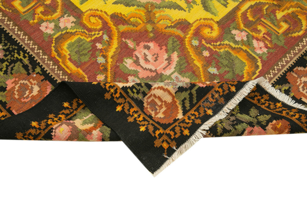 Rug N Carpet - Handmade Moldovan 7' 7'' x 10' 0'' Unique Flatweave Kilim Rug