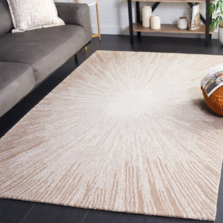 Safavieh Couture Abstract Collection ABT375 Area Rug, Ivory/Dark Beig, 5'x8'