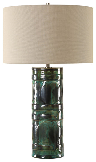 Uttermost Loch Green Glaze Table Lamp