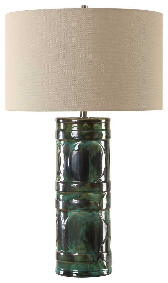 Uttermost Loch Green Glaze Table Lamp