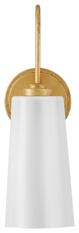 Lark Honey Medium Single Light Vanity, Distressed Brass