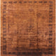 Ahgly Company Indoor Square Mid-Century Modern Area Rugs, 4' Square