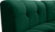 Limitless Velvet Upholstered 6-Piece Modular Sectional, Green