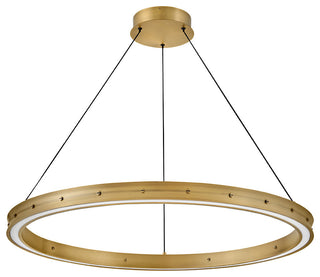 Fredrick Ramond Althea Large Chandelier, Lacquered Brass