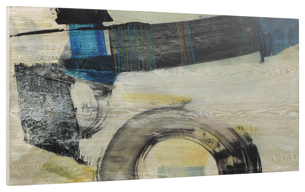 Abstract Wall Art Radiographic Photography Giclee Printed on Hand Finished Wood