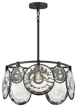 Fredrick Ramond FR31263 Nala 5 Light 22"W Pendant / Semi-Flush - Heritage Brass