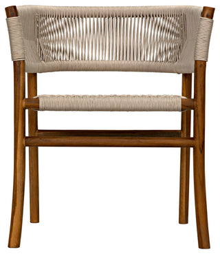 Conrad Chair, Teak With Woven Rope