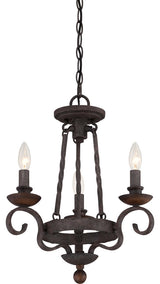 Quoizel Noble Three Light Chandelier NBE5303RK