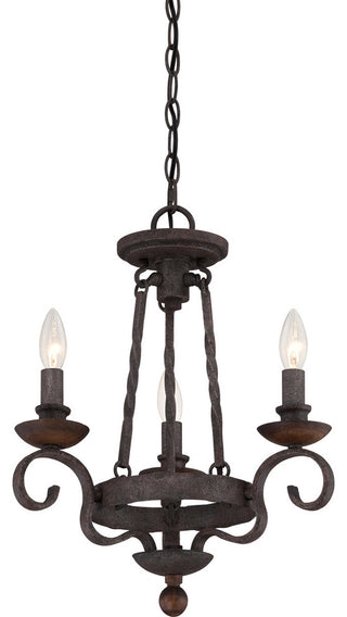 Quoizel Noble Three Light Chandelier NBE5303RK