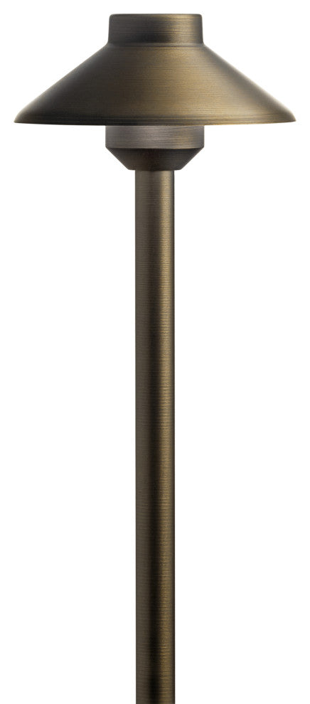 Centennial Brass 3000K Stepped Dome LED Path