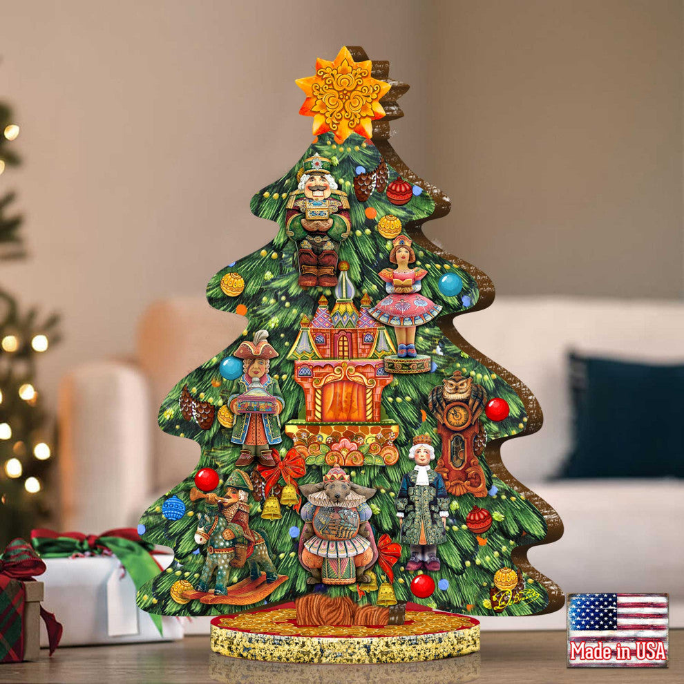 Nutcracker Decorated Tree by G. DeBrekht