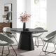 Provision 75" Oval Dining Table, Black