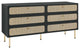 Chaucer 6-Drawer Dresser, Black