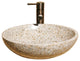 V-VR165 Desert Yellow Polished Vessel Sink