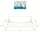 Blue Coastal Sailboat Race 20x30 Canvas Wall Art
