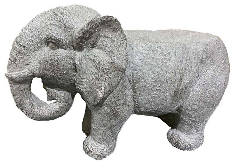 25" Elephant Bench