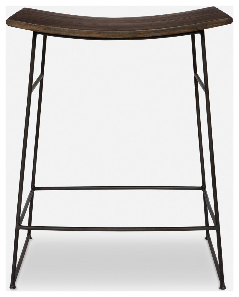 Uttermost Thura Walnut Counter Stool