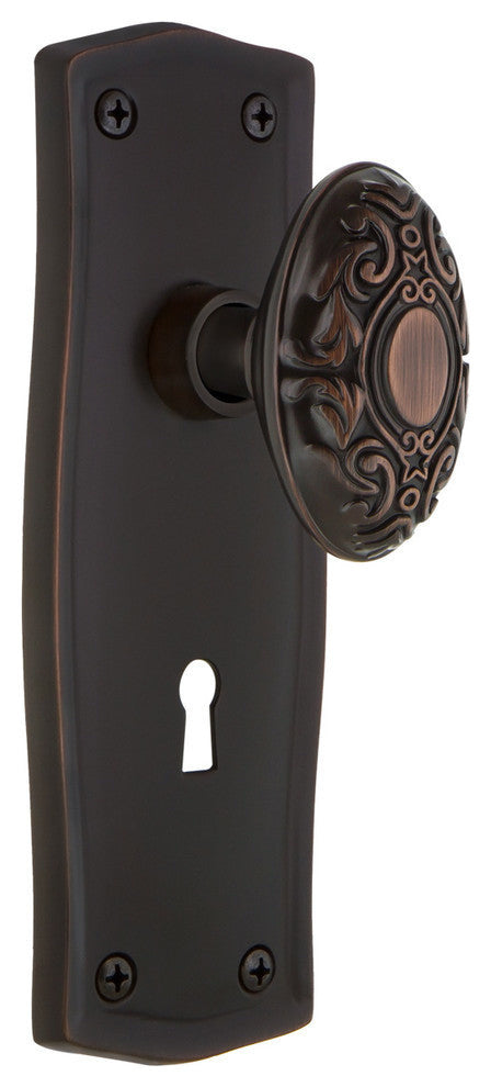 Prairie Plate with Keyhole Single Dummy Victorian Door Knob