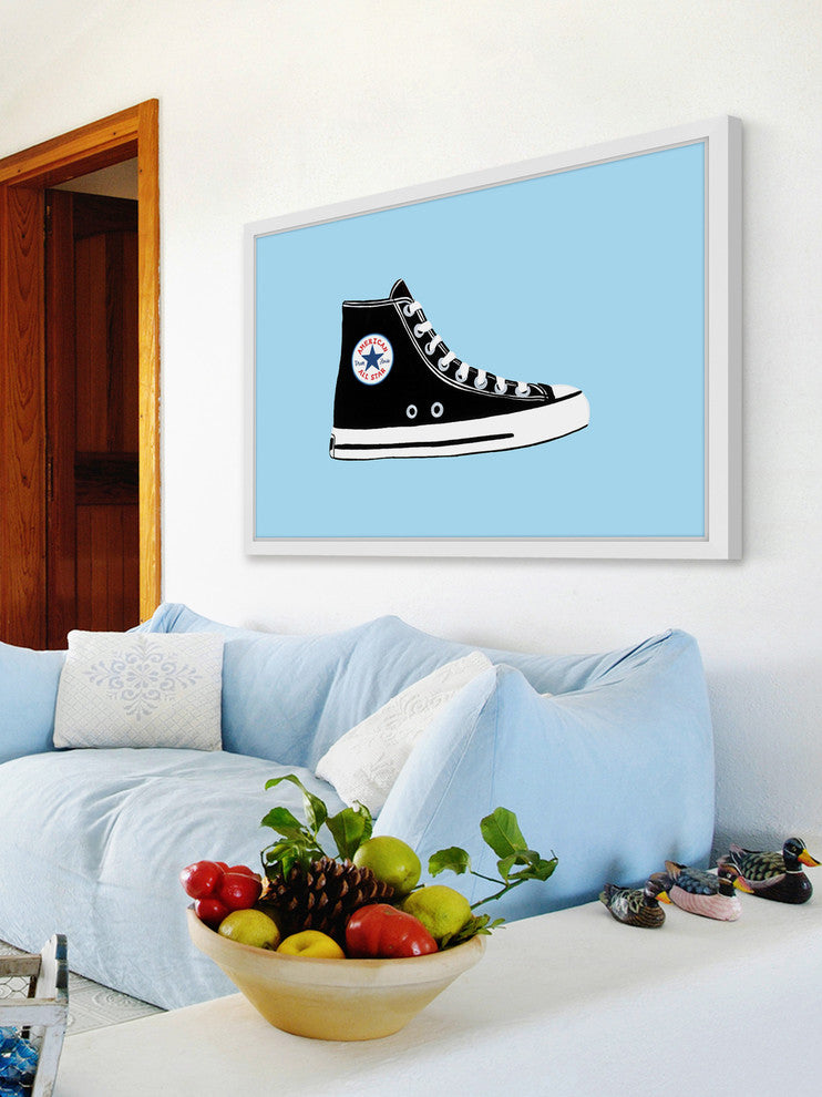 "Cool High Top" Framed Painting Print, 24x16